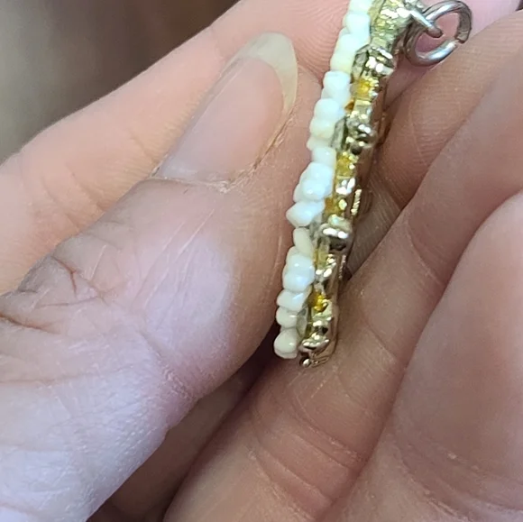 Oval estate, floral chandelier pendant - Picture 4 of 8